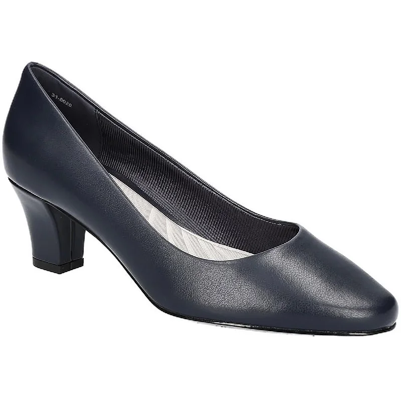 Ladies shoes with classic styles never fade -Easy Street Womens Ballari Faux Leather Pumps