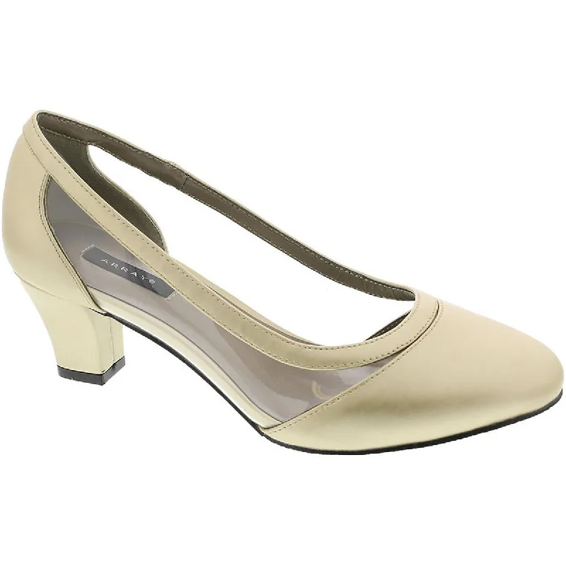 Ladies shoes featuring leather finishes look luxurious -Array Womens Eve Metallic Slip-On Pumps