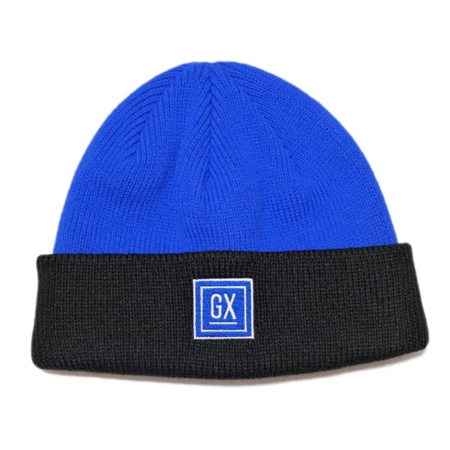 Trucker cap with funny slogan prints -GX Beanie (Blue)