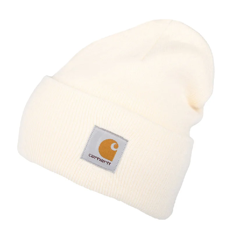 Denim dad cap for effortless casual charm -Carhartt WIP Hats Watch Cap Beanie Hat - Off White