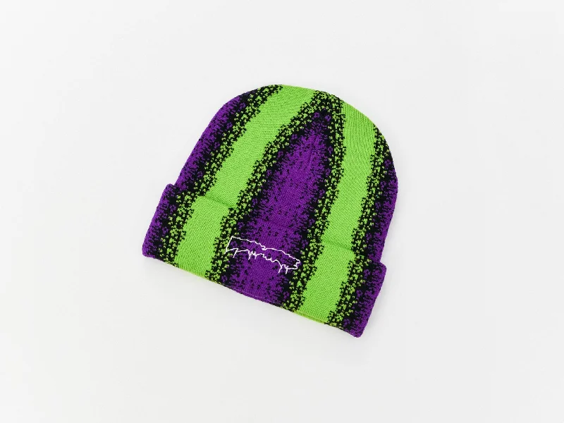 Designer baseball cap for luxury streetwear -Fucking Awesome Gradient Drip Cuff Beanie