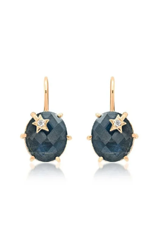 Mini Dresses for Birthday Celebrations -Mini Galaxy London Blue Topaz Earrings