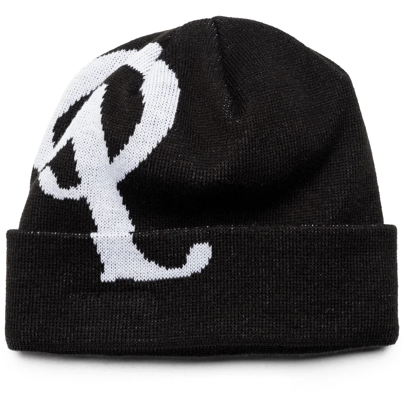 Classic navy cap for timeless wardrobe staple -Politics x New Era Dart Cuff Beanie - Black