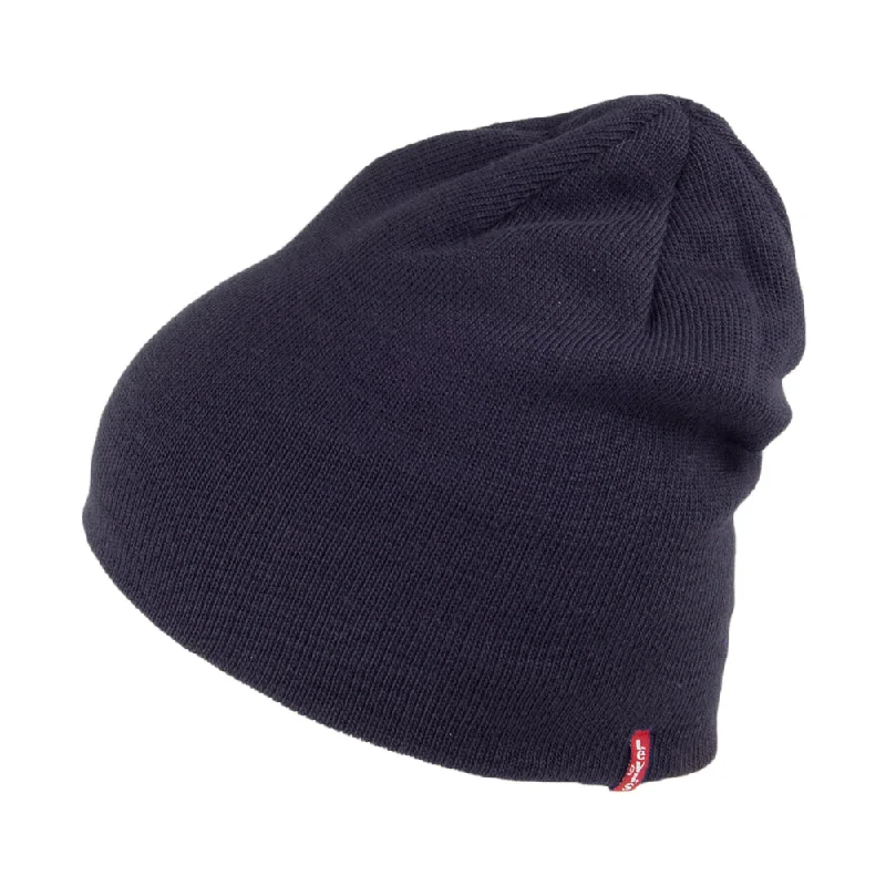 Designer cap for high-end brand appeal -Levi's Hats Otis Beanie Hat - Navy Blue