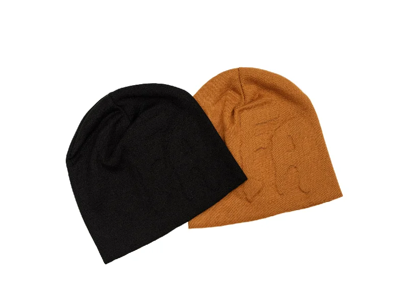 Retro cap with 80s-inspired color blocks -FA Lesser God Skull Beanie