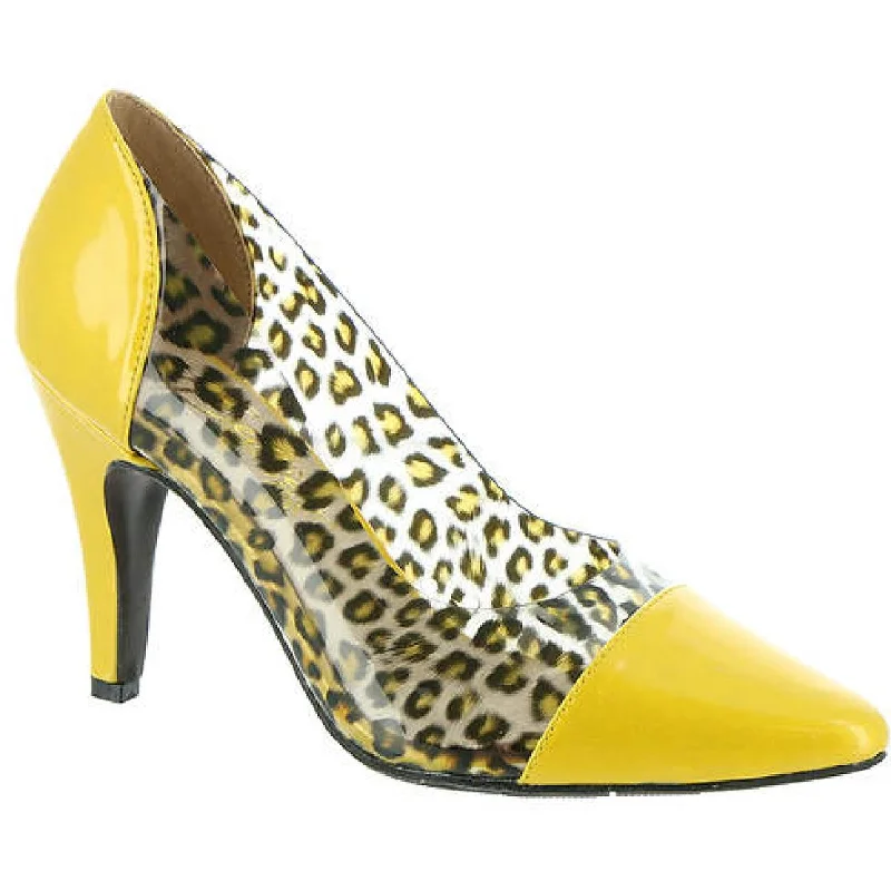 Ladies shoes with lace-up fronts are stylish -Beacon Womens Paulina Animal Print Pointed Toe Pumps