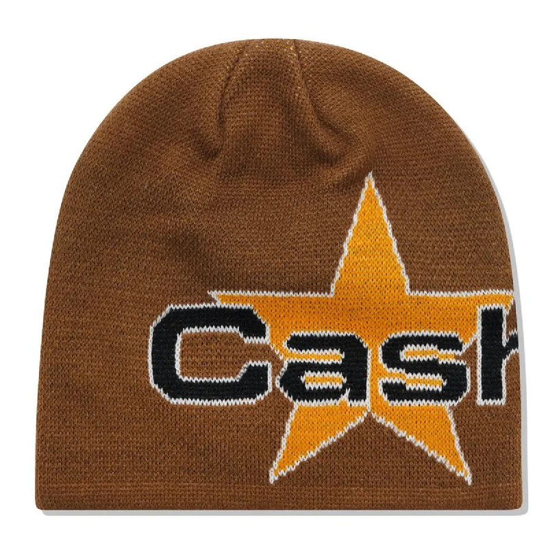 Casual denim cap for laid-back vibes -Cash Only - Outfield Beanie Brown