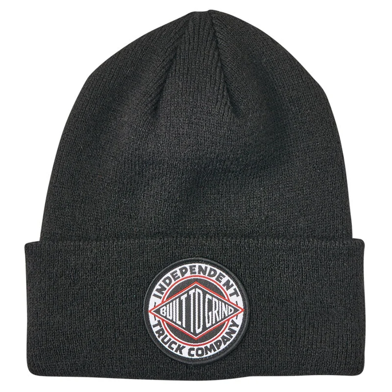 Lightweight sports cap with UV protection -Independent Trucks BTG Summit Black Long Shoreman Unisex Beanie