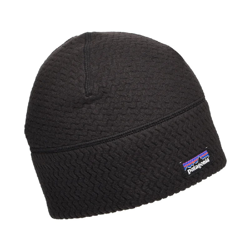 Stylish snapback cap for urban street style -Patagonia Hats R1 Air Jacquard Fleece Beanie Hat - Black