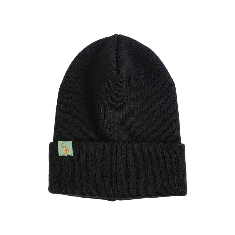 Classic cap with subtle tonal embroidery -BEANIES - BASE - EXTRAFINE MERINO WOOL