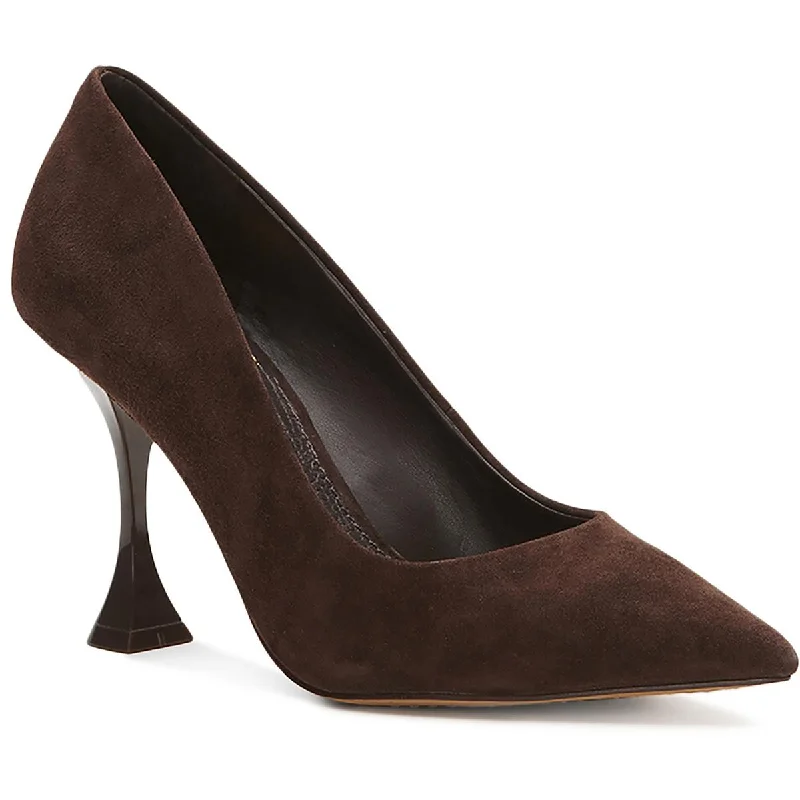 Ladies shoes featuring tassels add playful touch -Vince Camuto Womens Kamerna Suede Slip On Pumps