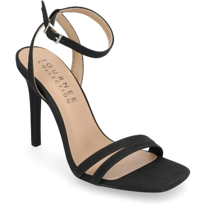 Ladies shoes with matte finishes stay subtle -Journee Collection Womens Yevva Slingback Open Toe Pumps