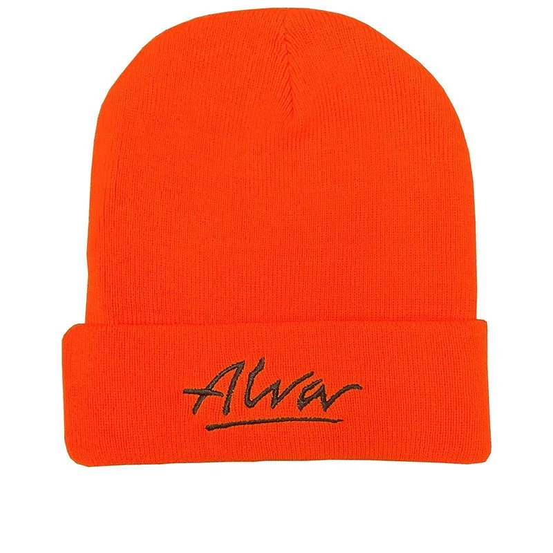 Sports team cap for game day support -Alva Skateboards ORANGE OG Logo Beanie