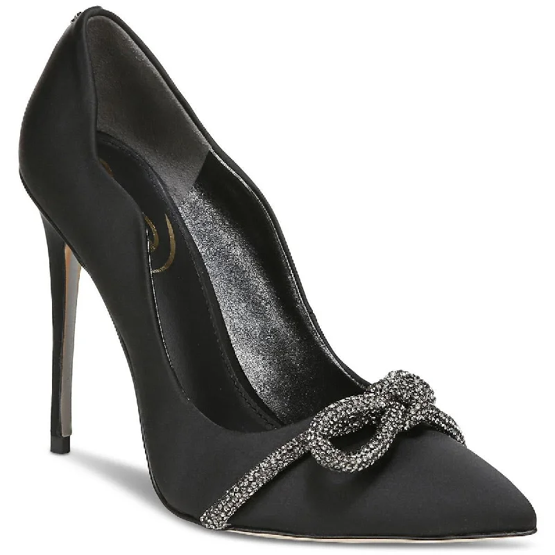 Ladies shoes featuring mesh panels breathe well -Sam Edelman Womens Deela Scalloped Embellished Pumps