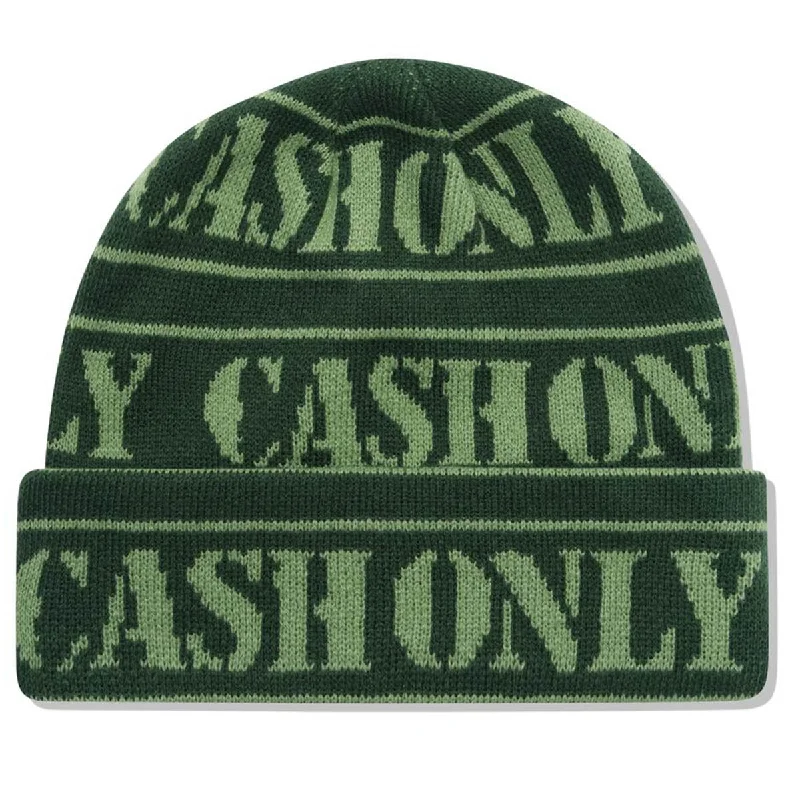 Lightweight cap for easy travel packing -Cash Only - Trespass Beanie Forest