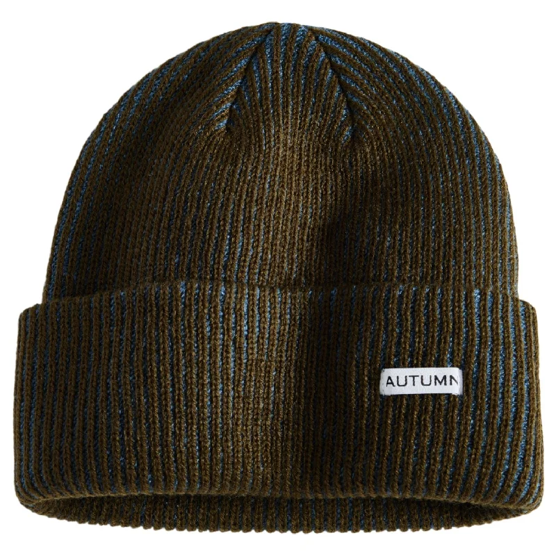 Classic cap with simple logo embroidery -Autumn Cord Beanie 2025