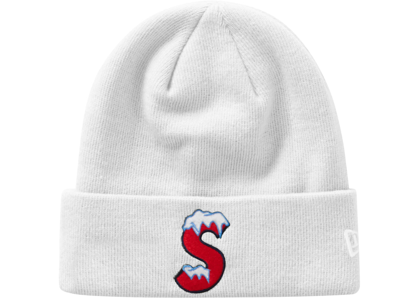 Affordable cap for budget-friendly headwear options -Supreme New Era S Logo Beanie (FW20) White