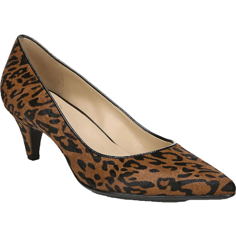 Ladies shoes for stylish teens look cool -Naturalizer Womens Beverly 2 Leather Calf Hair Pumps