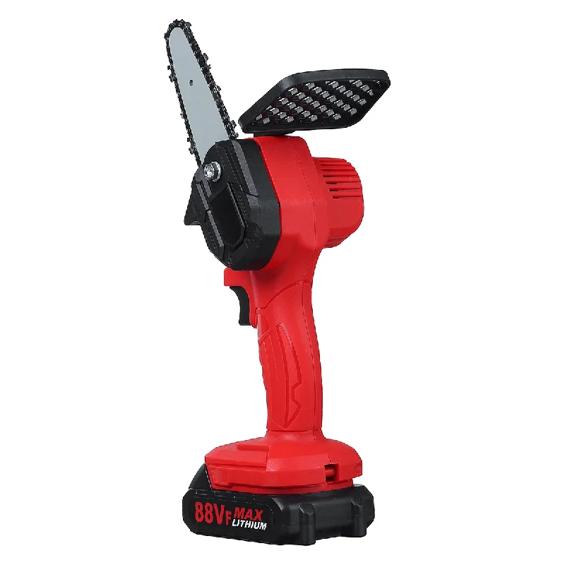 Red Mini Dresses for Statement Look -Mini Electric Chain Saw 1500W 24V One-Hand Saw Wood Cutter Cordless 4 Inch