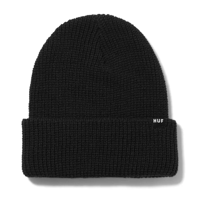 Fitted dad cap for relaxed snug wear -Huf - Usual Set Beanie Black