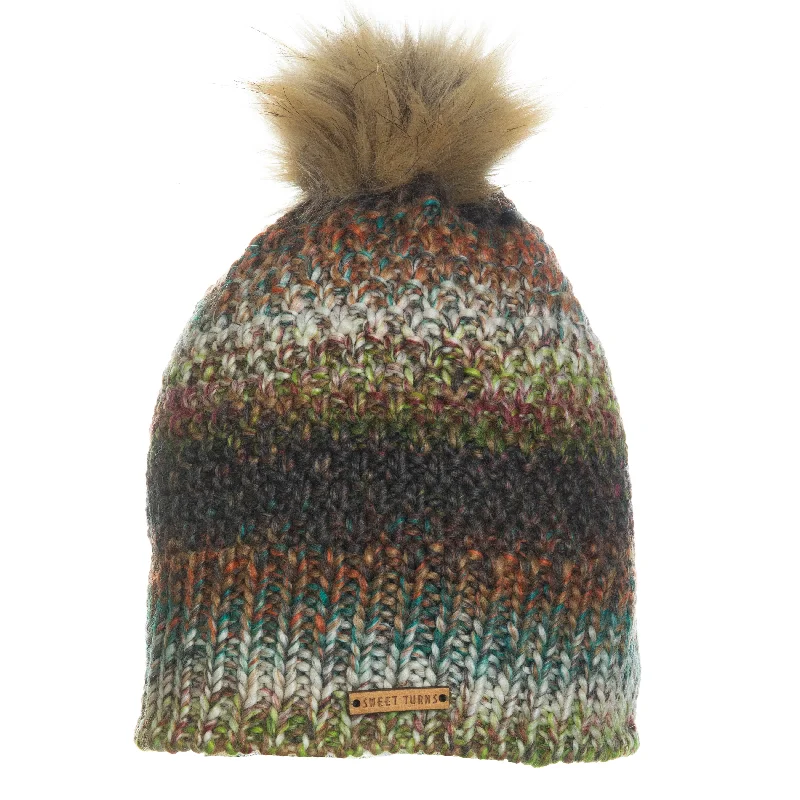 Designer cap for high-end brand appeal -Early Rise Beanie in Brown