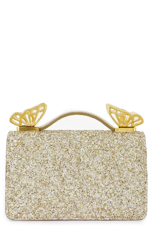 Mini Dresses for Father's Day -Mariposa Mini Shoulder Bag - Champagne Glitter