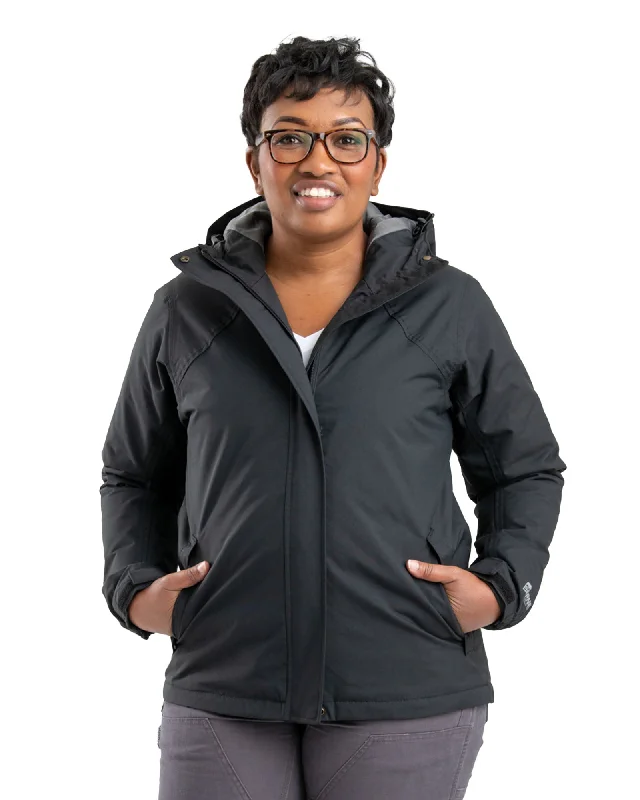 Yoga Jackets for Relaxation -Women's Coastline Waterproof Insulated Storm Jacket