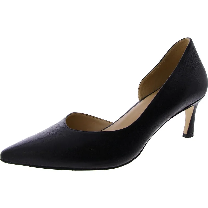 Ladies shoes with bold soles make statements -27 Edit Womens Faith Leather Pumps D'Orsay Heels