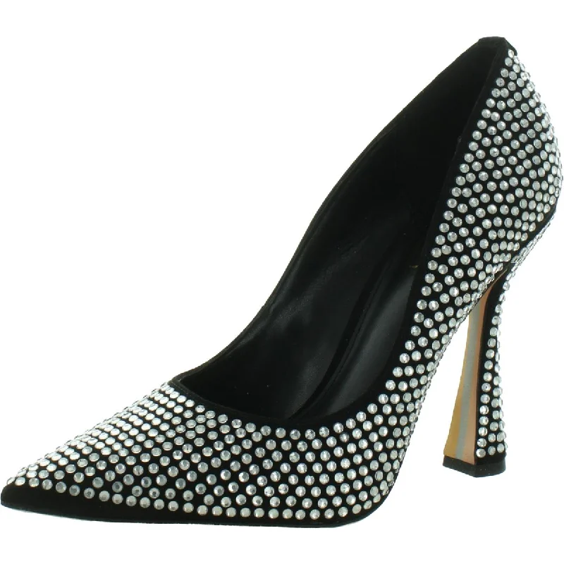 Ladies shoes with crisscross straps feel secure -Sam Edelman Womens Antonia Glitz Embellished Pumps