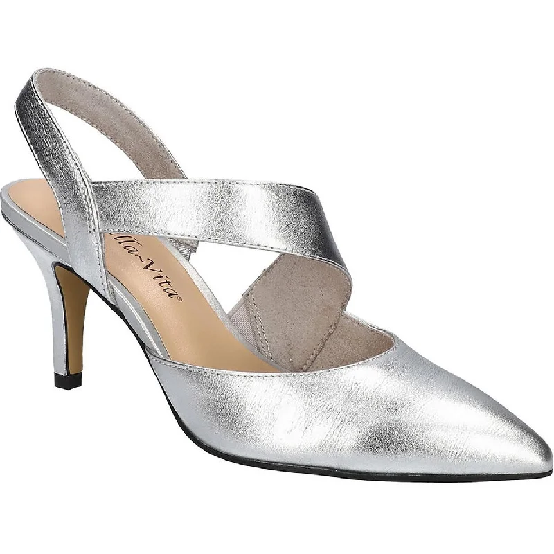 Ladies shoes featuring suede textures feel plush -Bella Vita Womens Arabella  Pumps