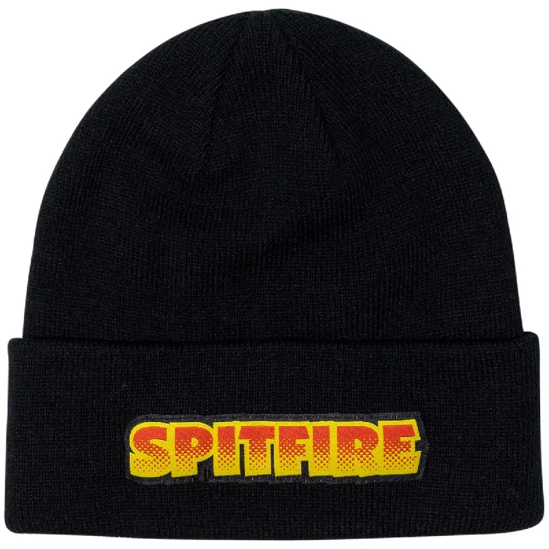 Retro cap with faded wash finish -Spitfire - Lil Beatdowns Cuff Beanie Black