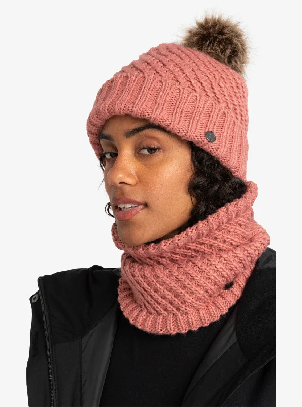 Affordable cap for budget-friendly headwear options -Blizzard Beanie - Dusty Rose