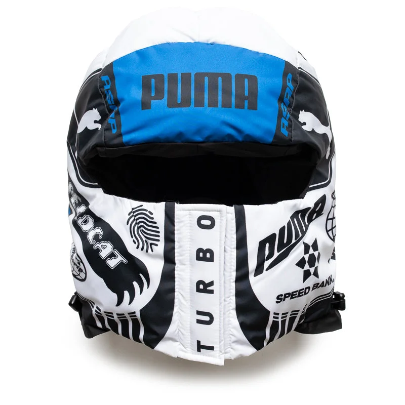 Embroidered logo cap for team spirit Pride -A$AP Rocky x Puma Padded Balaclava - White/Team Royal