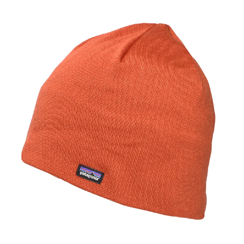 Affordable cap for budget-friendly headwear options -Patagonia Hats Recycled Beanie Hat - Rust