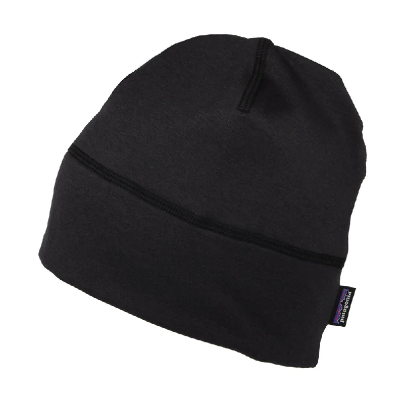 Designer dad cap for upscale casual flair -Patagonia Hats R1 Daily Beanie Hat - Black