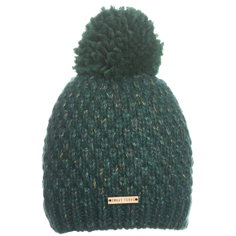 Classic cap with curved bill silhouette -Audrey Beanie in Green