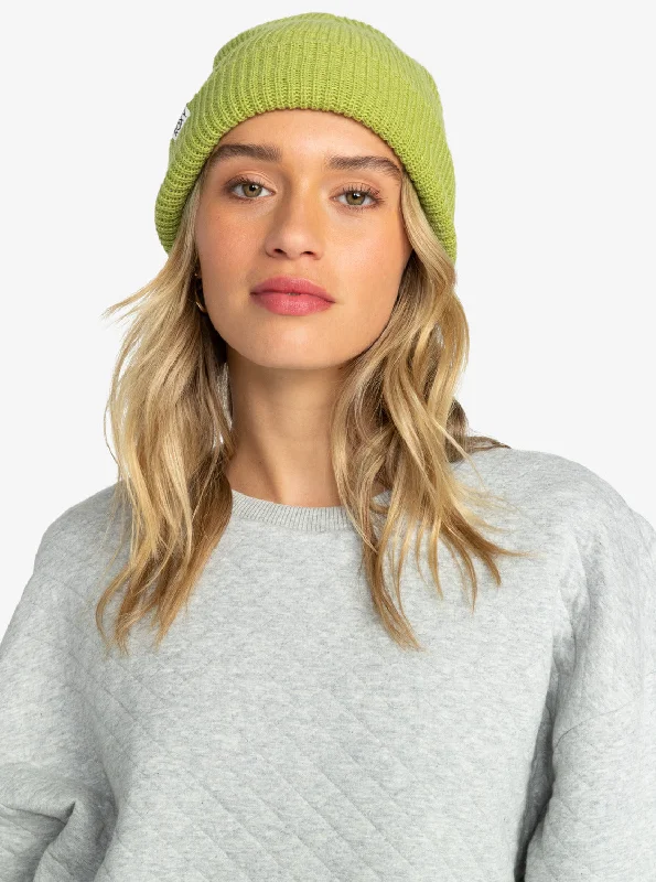 Adjustable cap with sturdy velcro closure -Island Fox Beanie - Fern