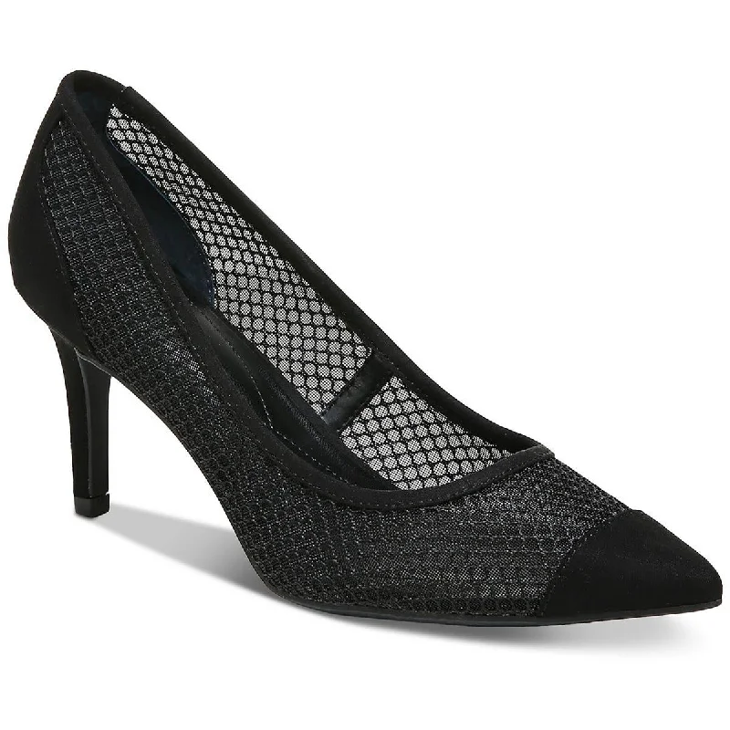 Ladies shoes with pointed toes look sleek -Alfani Womens Jeeny Mesh Pumps