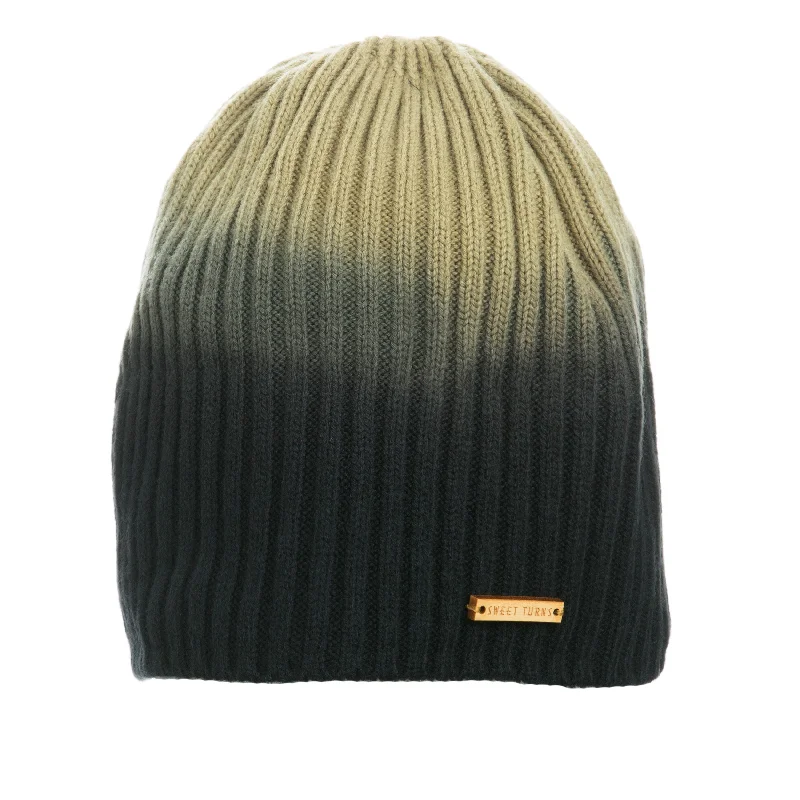 Vintage washed cap for faded cool look -Malone Beanie in Army Green