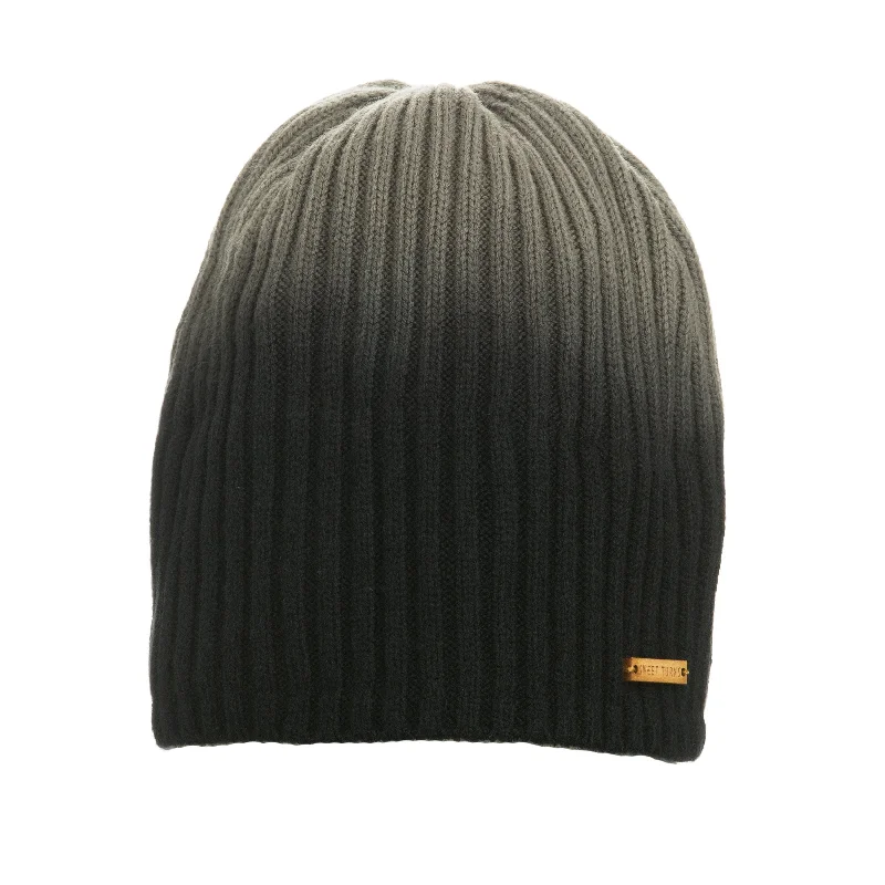 Premium snapback cap with flat bill design -Malone Beanie in Black