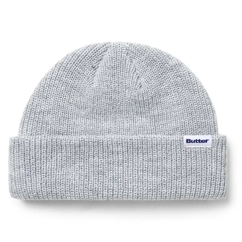 Affordable cap for budget-friendly headwear options -Butter Goods - Wharfie Beanie Ash Grey