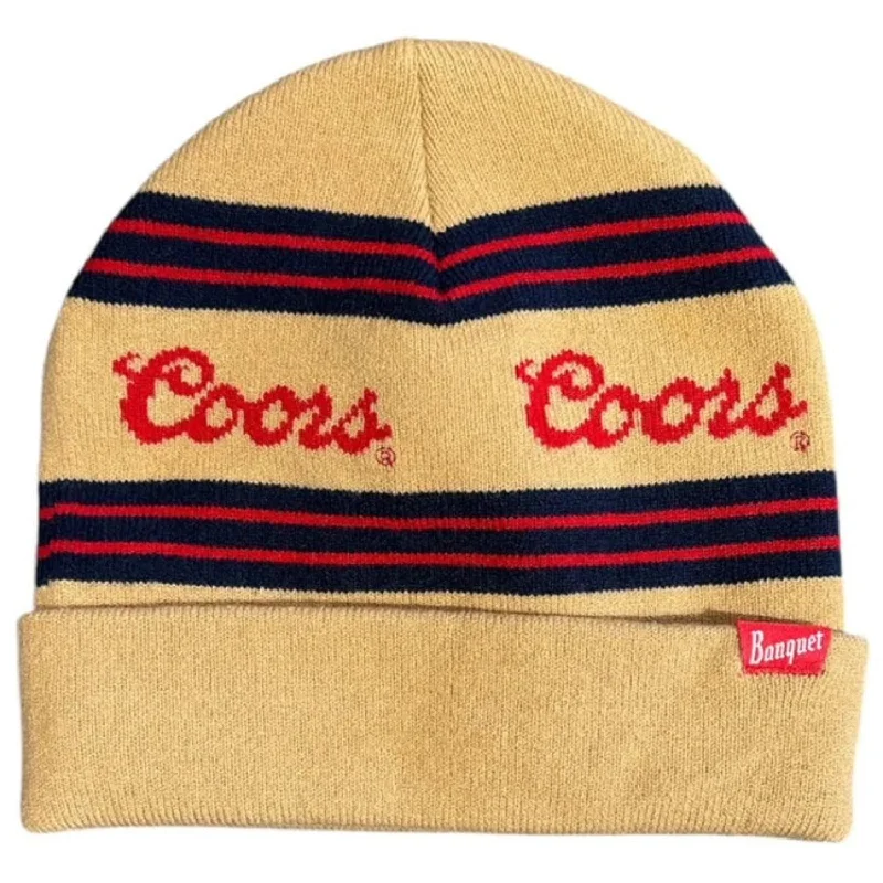 Wool trucker cap for warm stylish wear -Brixton Coors Rodeo Beanie