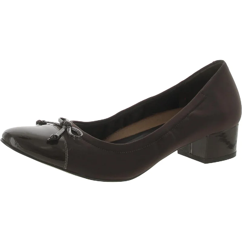 Ladies shoes with high arches support well -Walking Cradles Womens Hollis Patent Slip On Pumps