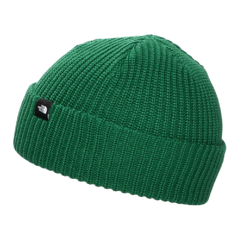 Cotton twill cap for durable daily use -The North Face Hats TNF Recycled Fisherman Beanie Hat - Evergreen