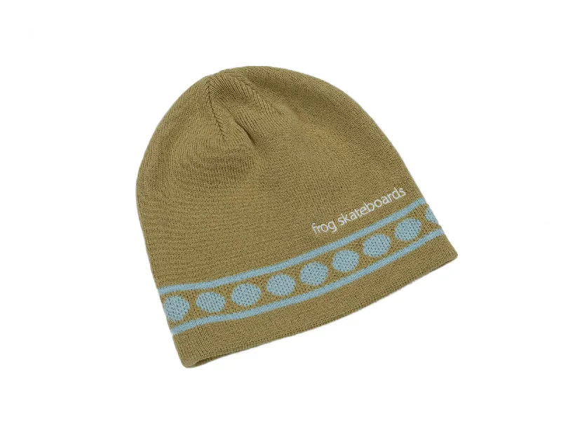 Classic cap with simple logo embroidery -Frog Skateboards Circles Beanie 'Pear'