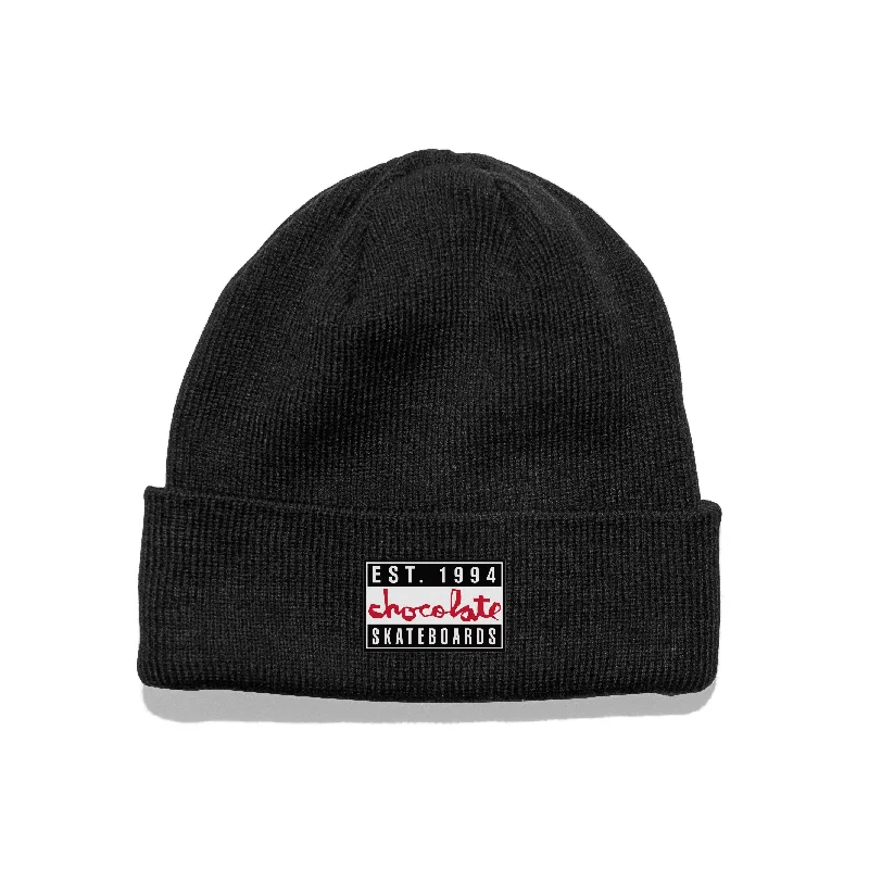 Affordable cap for budget-friendly headwear options -Advisory Beanie (Black)