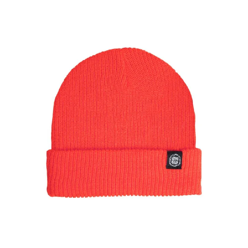 Sports fan cap with bold team colors -Mono Splay Fly Beanie (Orange)