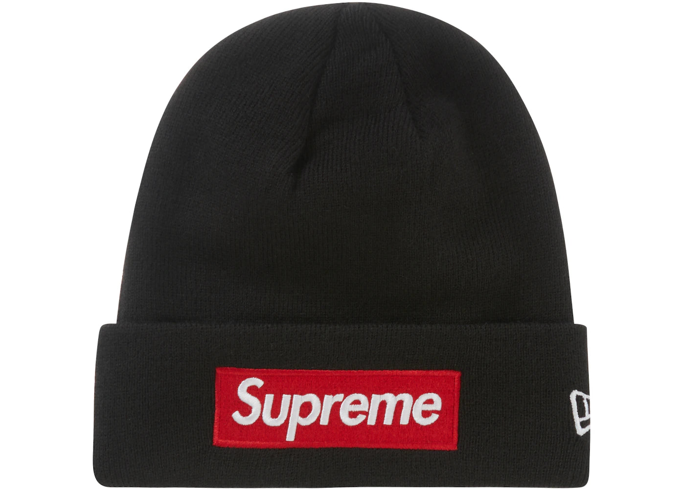 Lightweight cap for easy travel packing -Supreme New Era Box Logo Beanie (FW22) Black