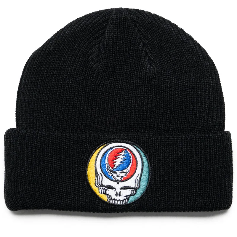 Wool sports cap for chilly game nights -Grateful Dead x Market Solar Flare Beanie - Black