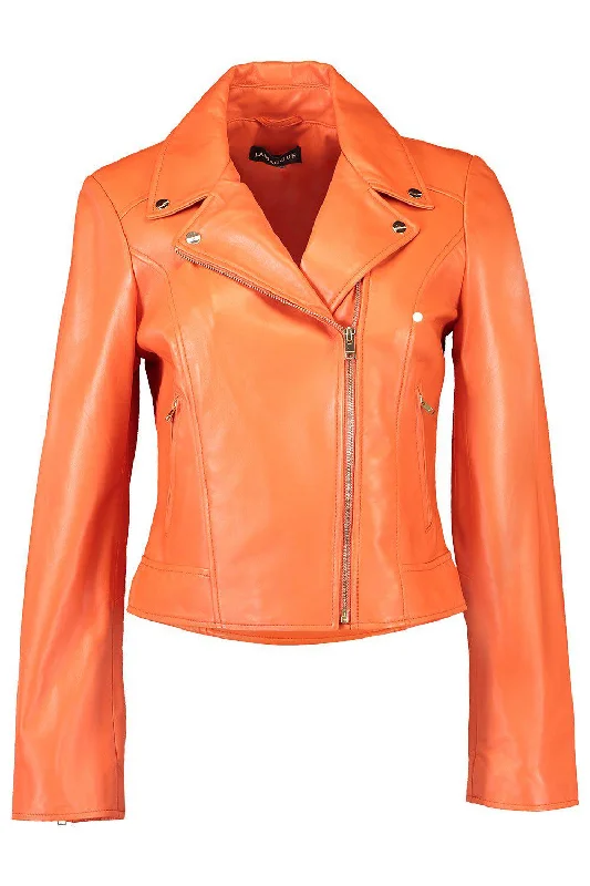 Blue Jackets for Classic -Kelsey Jacket - Spicy Orange